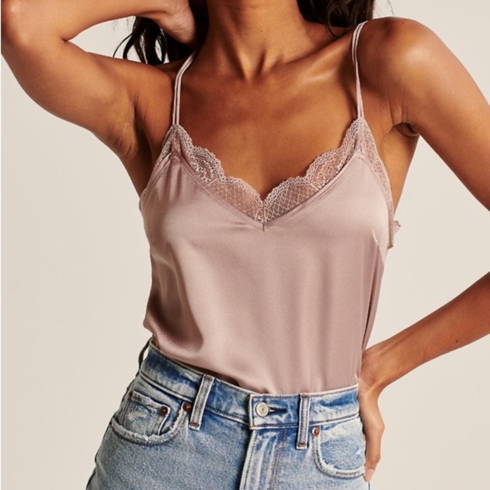 Abercrombie Lace Trim Tank XS